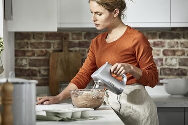 Міксер ручний Kenwood QuickMix Go HMP40.000GY (350W, срібний) з набором аксесуарів