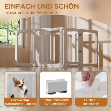 Кігульник для собак Citylife 8-TLG, 60 см, з дверцятами, для квартири, XXL, для собак, котів, кроликів, рухливий, антиковзкий