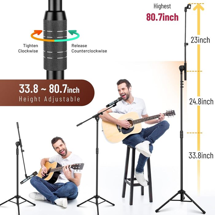 Підставка для мікрофона 2-в-1 з кабелями та сумкою, CY0311 – для вокалу, сцени, конференцій та презентацій