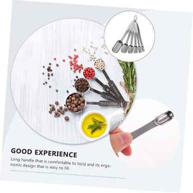 3-Piece Spoon Set Espresso Tools Ingredients Measuring Spoons Coffee Tools Liquid Measuring Cup Stainless Steel Measuring Cup Tablespoon Measuring Spoons Professional Tools Stainless Steel