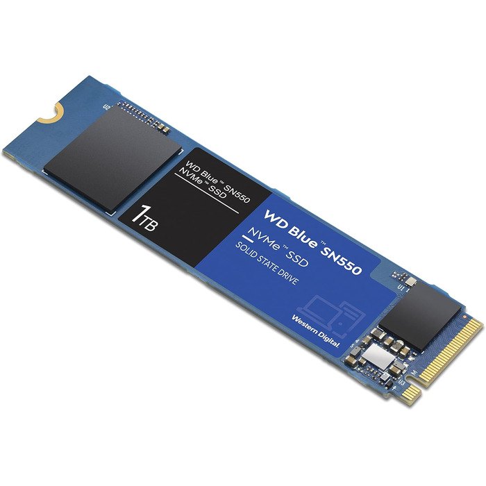 SSD накопичувач WD Blue SN550 1 TB NVMe M.2 - висока швидкість, внутрішній