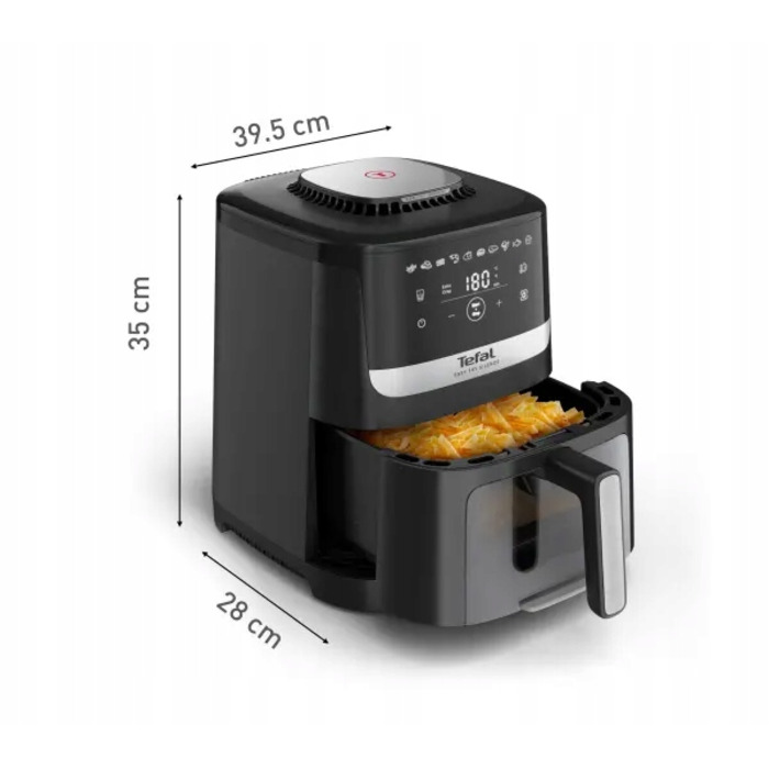 Аерофритюрниця Tefal Easy Fry Silence Vision XL EY5568, 1670 Вт, 5 л