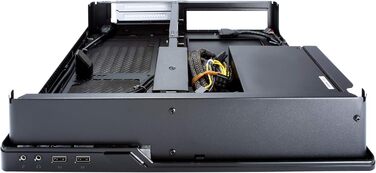 Корпус для ПК Fractal Design Node 804 Black - Компактний, з вентиляторами, для водяного охолодження, USB 3.0