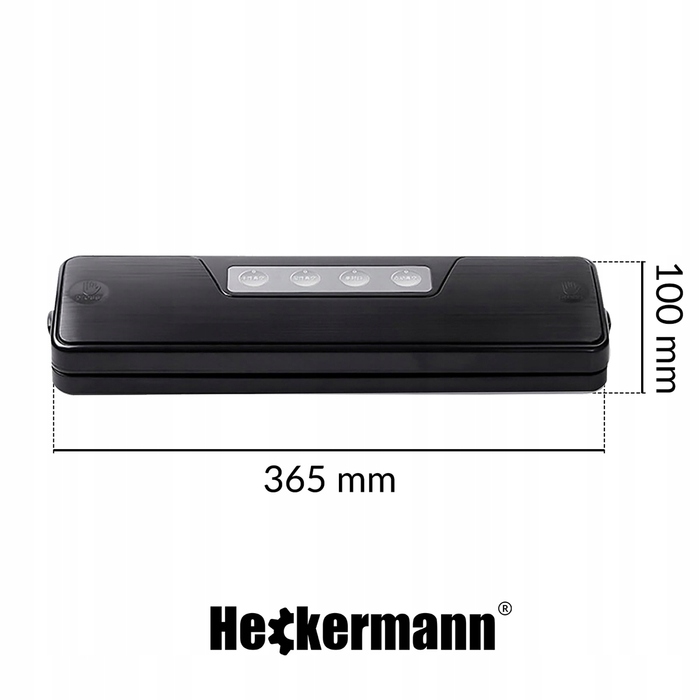 Вакууматор Heckermann GM-77 150W, чорний
