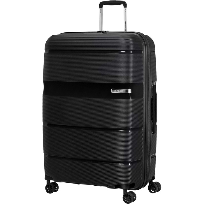 American Tourister Linex - Spinner L Suitcase, 76 cm, 102 L, (Black, L (76 cm - 102 L))