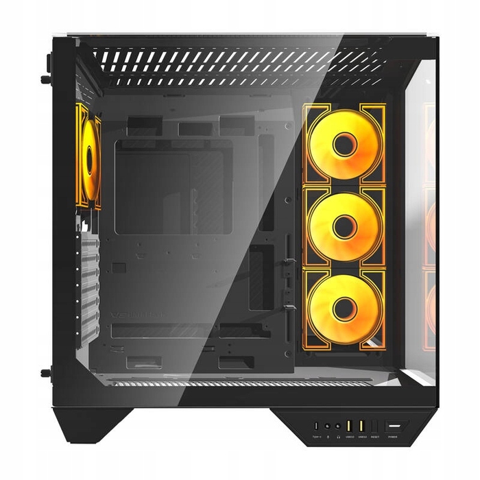 Корпус для ПК DarkFlash DY470 ATX Midi Tower, 4 вентилятори, ігровий