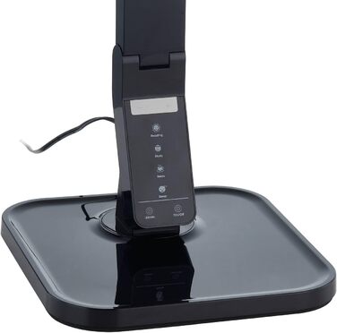 LED настільна лампа Lindby 'Eleni' з торкальним димером, чорна, для робочого кабінету та офісу