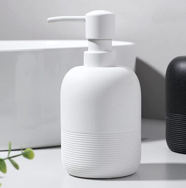 Набір дозаторів для мила та лосьйону для ванної кімнати та кухні, білий