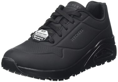 Черевики Skechers UNO SR для жінок, робочі кросівки, чорний, синтетика, розмір 39 EU