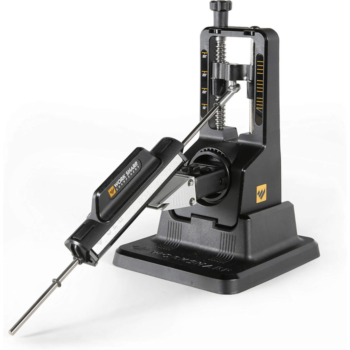 WORK SHARP Precision Adjust професійна система заточування ножів з фіксованим кутом 15-30°, ручний алмазний точильний набір із 3 каменями