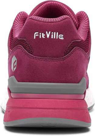 Жіночі кросівки FitVille для бігу та ходьби, широкі, для плоскостопості, 40 EU, рожевий