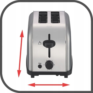 Тостер Tefal TT330D30, 6 рівнів просмаження, 700 Вт, з піддоном для крихт