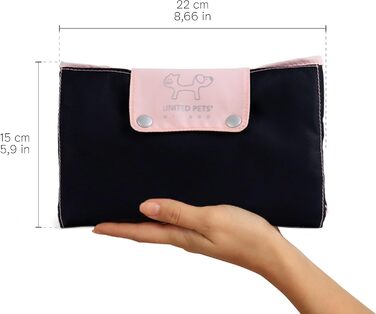 Килимок для собак Lazy Dog Mat – портативне лежання для собак, складний, для ресторану та подорожей, легкий, чорний/зелений