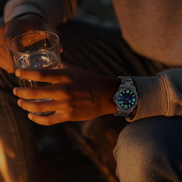 Годинник чоловічий LENQIN з нержавіючої сталі, водонепроникний, з датою, аналоговий кварцовий годинник, бізнес-стиль, срібний колір, синій циферблат