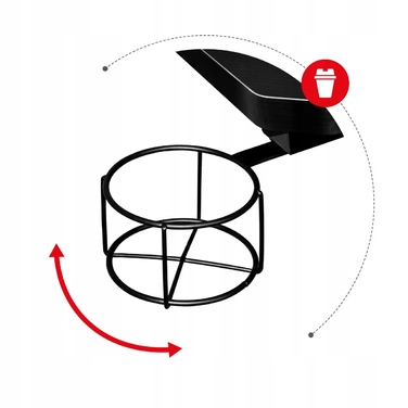 Ігровий комп'ютерний стіл Huzaro HERO 2.5 з тримачами, чорний