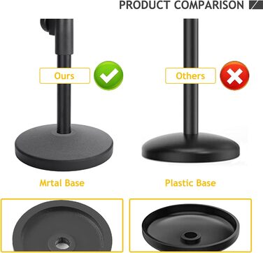 Підставка для мікрофона AT2020 з поп-фільтром та вітрозахистом для Audio Technica AT2020V AT2020USB+ AT2035 ATR2500X (Металева підставка для мікрофона AT2020)