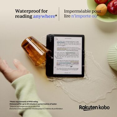 Kobo Libra Color: eReader з 7-дюймовим кольоровим екраном E Ink Kaleido™ 3, водостійкий, з підтримкою аудіокниг, білий