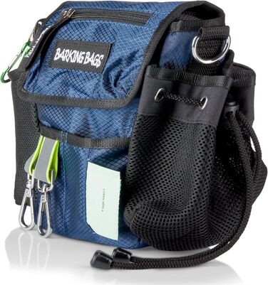 Сумка для собак, стильна, водонепроникна, з органайзером для ласощів та відходів (Блакитна)