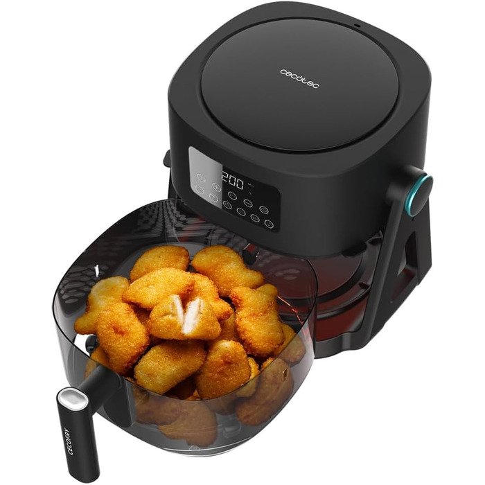 Фритюрниця, гриль та духовка Cecotec Cecofry FoodCourt 11000 Connected: 11 л, 1850 Вт, 3-в-1, 8 програм, Wi-Fi, 40-230ºC