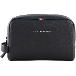 Чоловіча дорожня косметичка Tommy Hilfiger Essential з PU шкіри, чорна