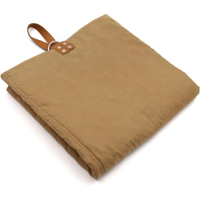 Килимок для собак Paws&Co: портативний, складаний, 75x50 см (L, Коричневий)