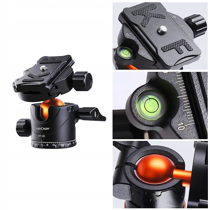 Штатив K&F Concept SA254M2, 175 см, чорний