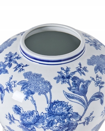 Порцелянова ваза Beliani, 23 x 46 см