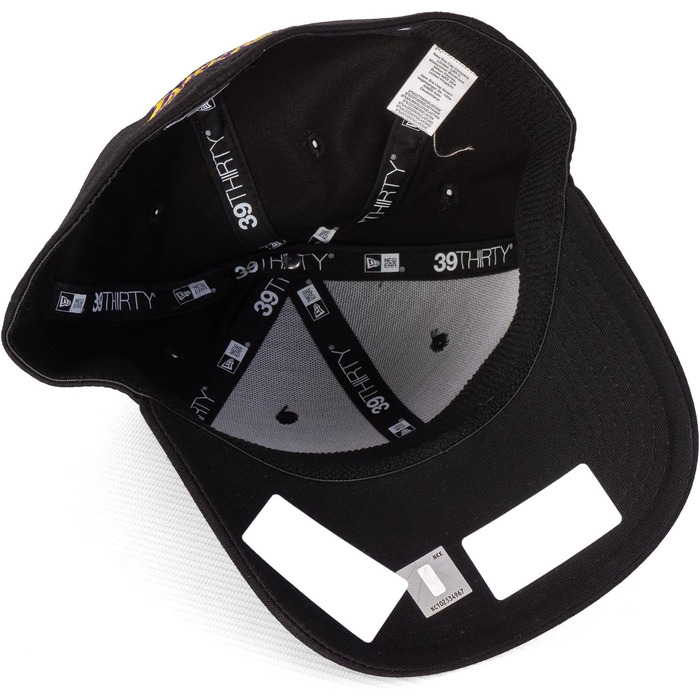 Кепка New Era 39THIRTY Limited Edition NFL NBA MLB (Лос-Анджелес Лейкерс, чорна V2, M-L)