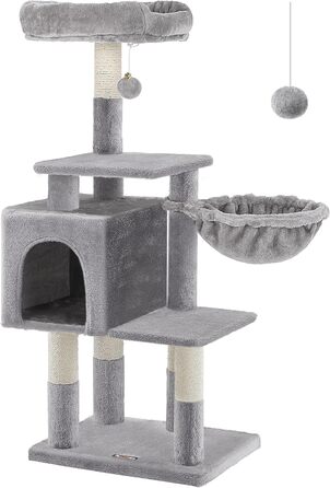 Драбина для котів Feandrea, 110 см, сірий колір, PCT52W