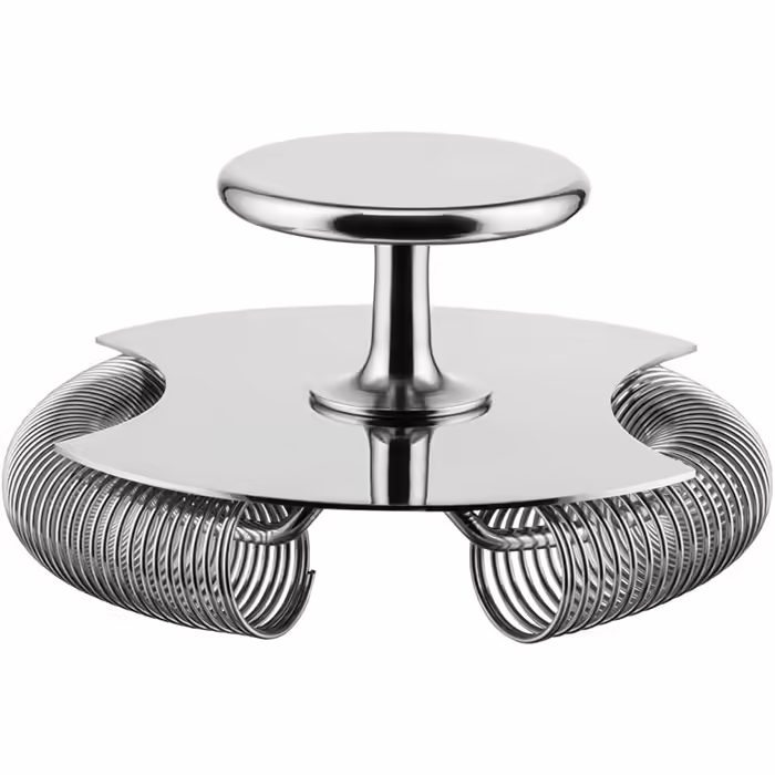 Alessi The Tending Box GIA27 - Double Bar Strainer for Designer Cocktails, made of 18/10 stainless steel, dishwasher safe, steel