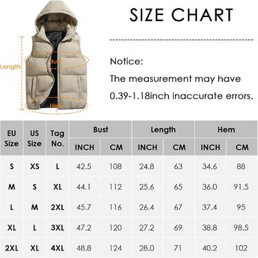 Чоловіча жилетка SeaUr з пухом, водонепроникна, легка, з капюшоном та кишенями, зелена (S, Хакі)