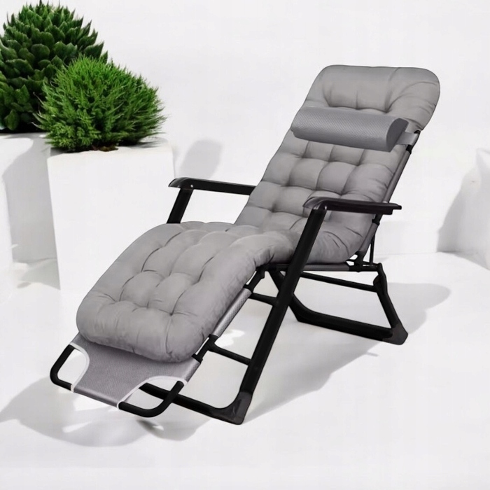 Шезлонг металевий багатоколірний Ideal Garden