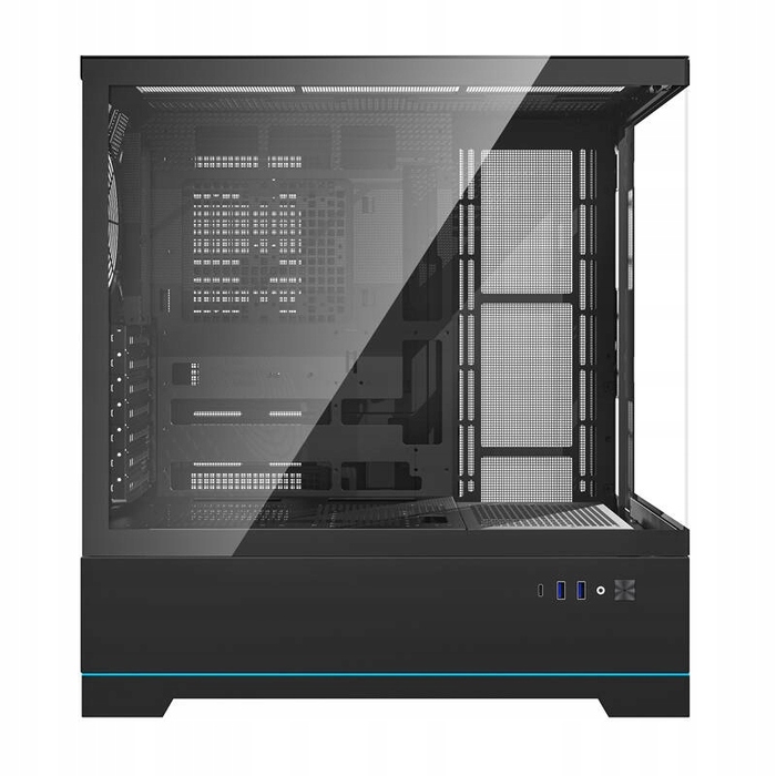 Корпус для ПК DarkFlash DY451 ATX Midi Tower Gaming, загартоване скло, чорний