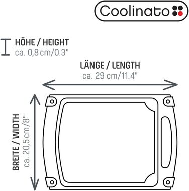 Набір кухонних дощок Coolinato з пластику сірого кольору (3 шт.) S/M/L – антибактеріальні, з жолобом для соку, неслизькі кути та ручки. 3 розміри для гігієнічного розділення. Набори кухонних дощок Coolinato сірого кольору (3 шт.) розмір S, M та L.