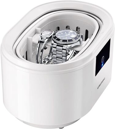 Ультразвуковий очисник Grundig UC 6620 з таймером, 500 мл, 50 Вт, білий (без таймера)