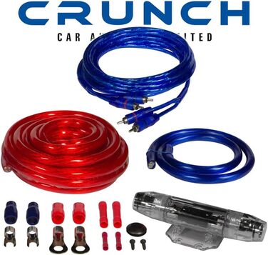 Набір кабелів Crunch CRK35 35мм² для підключення підсилювача, 5м з RCA кабелем