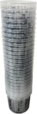 200 x Mixing Cups 385 ml (0.385 L) | Mixing Container | Measuring Cup Mixing Cup from MST-Design | Mixing Paint and Lacquer | Cup with Scale | Painting, Lacquer, Lacquering Accessories