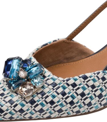 Туфлі жіночі Tamaris Slingpumps 1-29512-46 сині комбіновані, розмір 39 EU