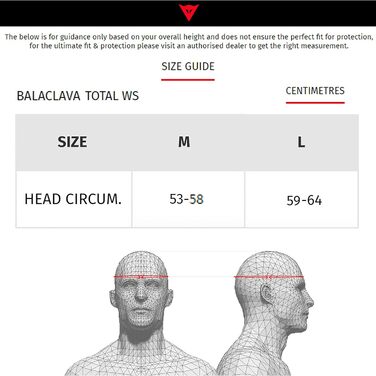 Балаклава Dainese Dry чорна/синя, універсальна, для мотоциклістів, унісекс, для всіх сезонів, італійська якість