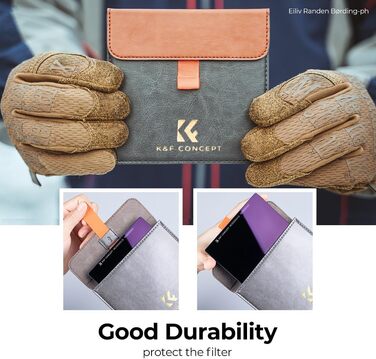 Набір фільтрів K&F Concept Nano-X: квадратний фільтр, тримач, адаптерні кільця (ND32000)