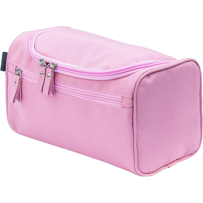 Косметичка для подорожей - універсальна косметичка для чоловіків та жінок, сумочка для гігієнічних засобів, рожева