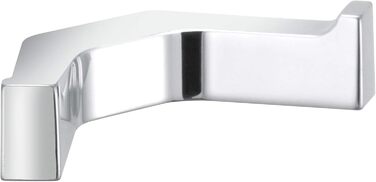 Keuco Handtuchhaken Edition 11 (double, chrome color, straight design, width 98 mm, height 21 mm) 11115010000, stainless steel look