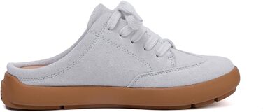 Тапочки домогосподарки UBFEN жіночі теплі мюлі, зручні, з м'якої плюшевої тканини, повсякденні, для дому та вулиці, сірі, 40 EU