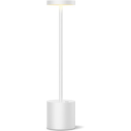 Бездротова LED лампа SLSMD для столу з акумулятором 5000mAh, регульована яскравість, USB-зарядка, для дому та вулиці, 34 см