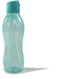 Tupperware To Go Eco 750ml Eco Easy Flip Top Drinking Bottle EcoEasy, suitable for carbonated drinks, 750 ml (Light Turquoise)