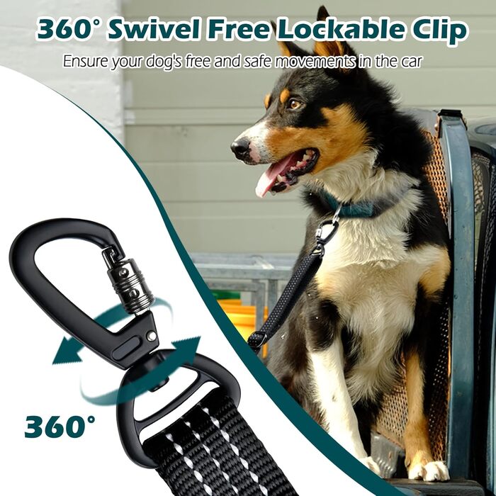 Pickup Truck Dog Safety Harness with Seat Belt - Adjustable Dog Restraint for 1 Dog - SUV, Truck Compatible