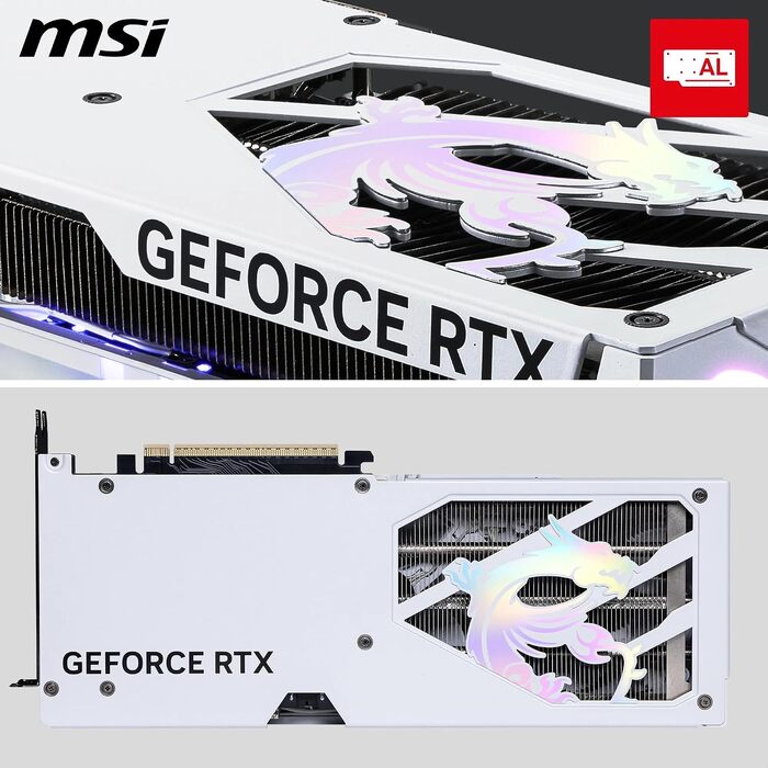 Відеокарта MSI GeForce RTX 5060 Ti Gaming Trio OC White 16GB GDDR7, PCIe 5.0, 2647 MHz