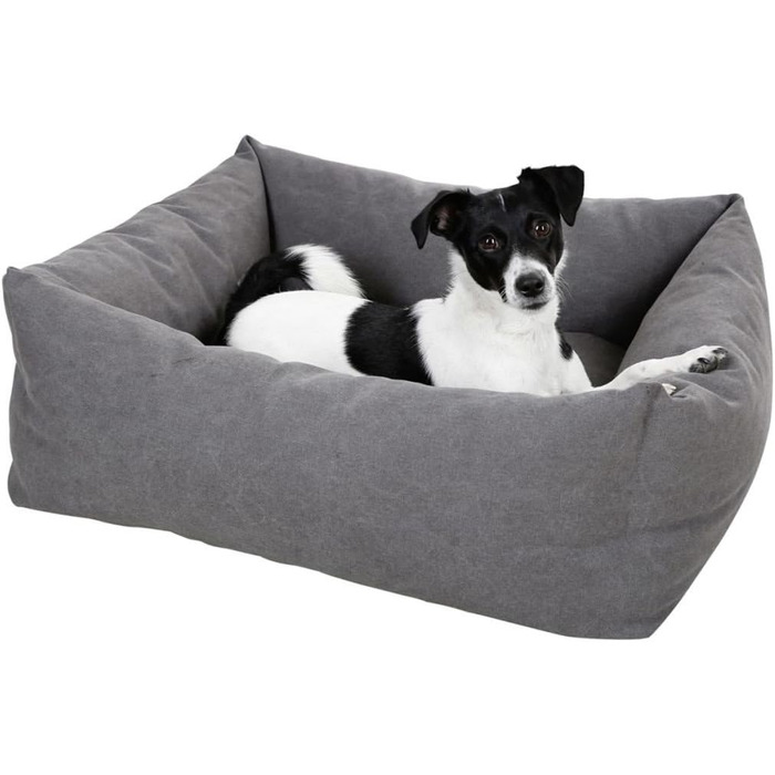 Ківш для домашніх тварин Kerbl Lucca сірий, (70x85 см), м'яке ліжко