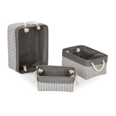 Relaxdays Storage Baskets - Set of 3 Sizes