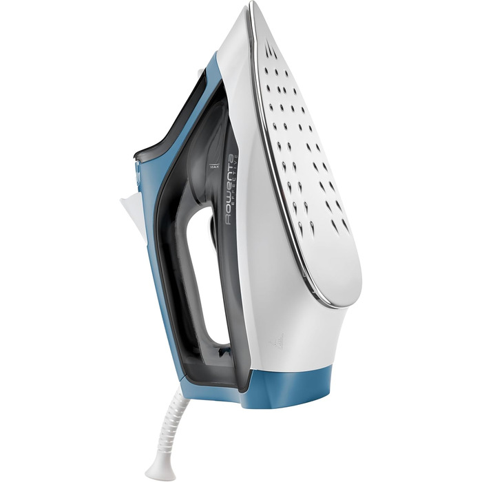 Праска Rowenta Effective 2 з подачею пари 30 г/хв, 2200 Вт, синій/сірий, Anti-Kalk, INOX-підошва, DX1531D1